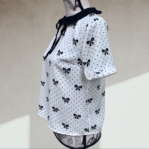 Babydoll bows FOREVER 21 top SMALL - Picture 8 of 10